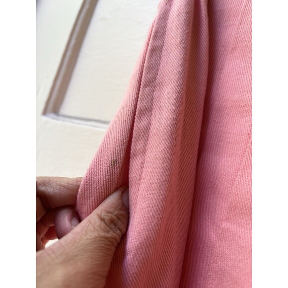 Vintage Prarie Aline Pink Skirt Cottage Core XS Cotton Feminine Coquette Twee - Picture 4 of 16